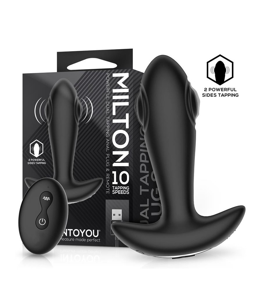 Milton Plug Anal con Doble Tapping y Control Remoto