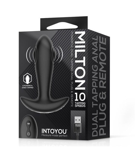 Milton Plug Anal con Doble Tapping y Control Remoto