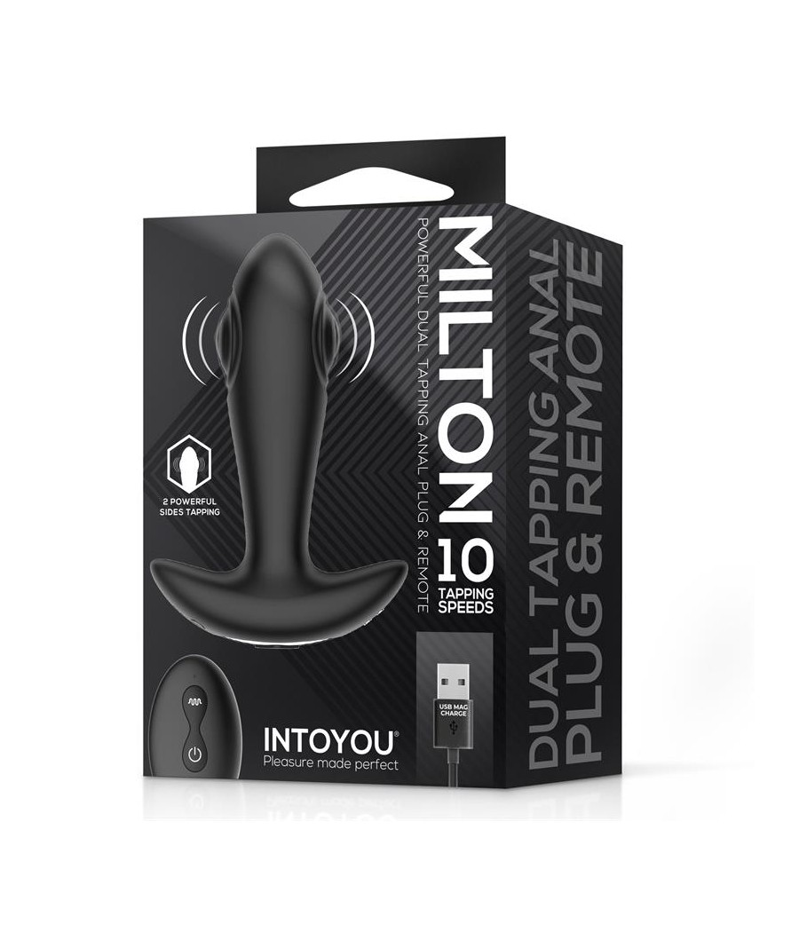 Milton Plug Anal con Doble Tapping y Control Remoto