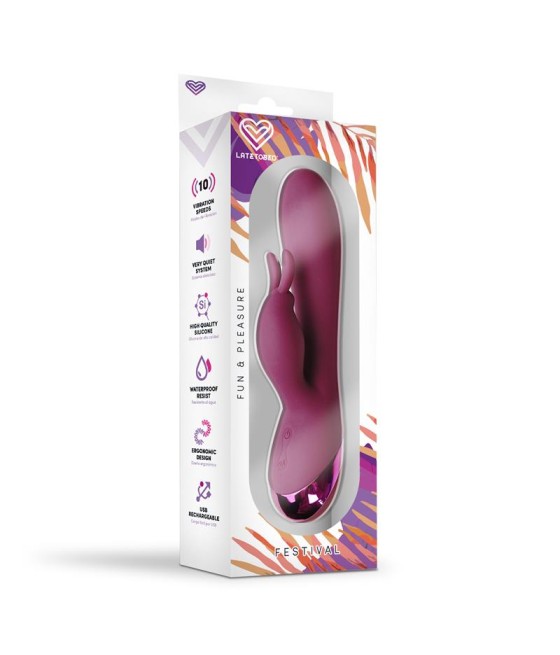 Brole Vibrador USB Rojo