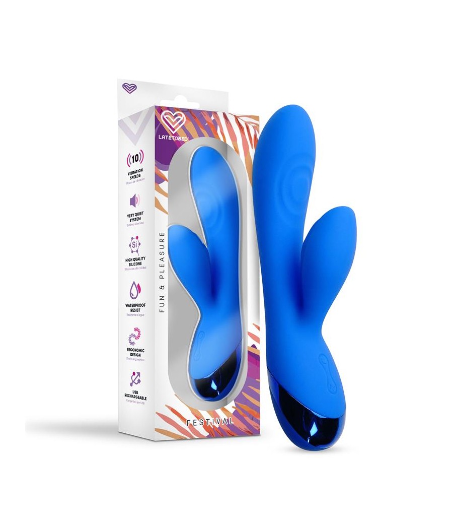 Marna Vibrador USB Azul