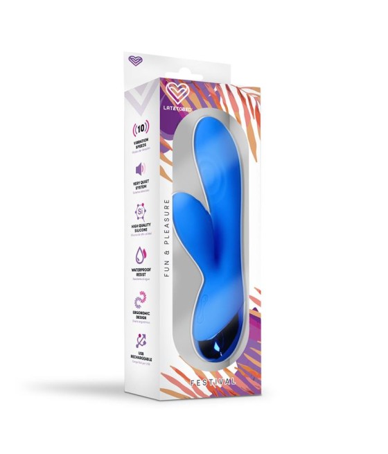 Marna Vibrador USB Azul