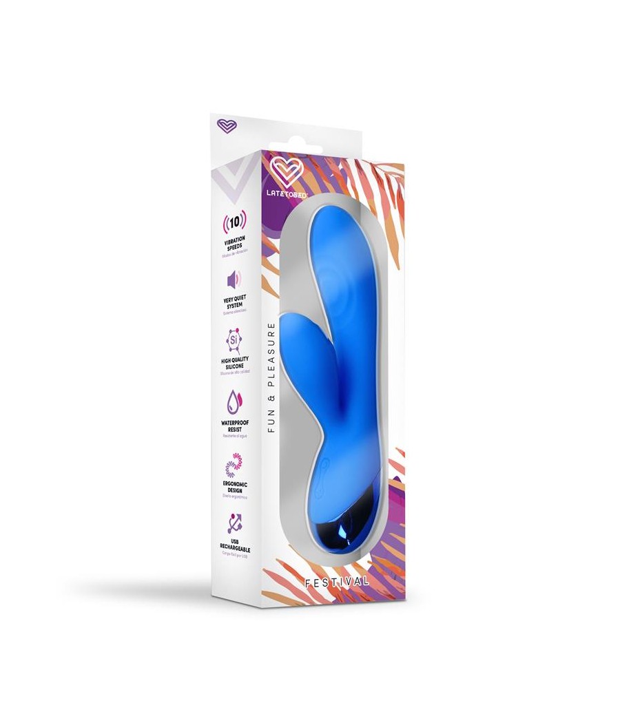 Marna Vibrador USB Azul