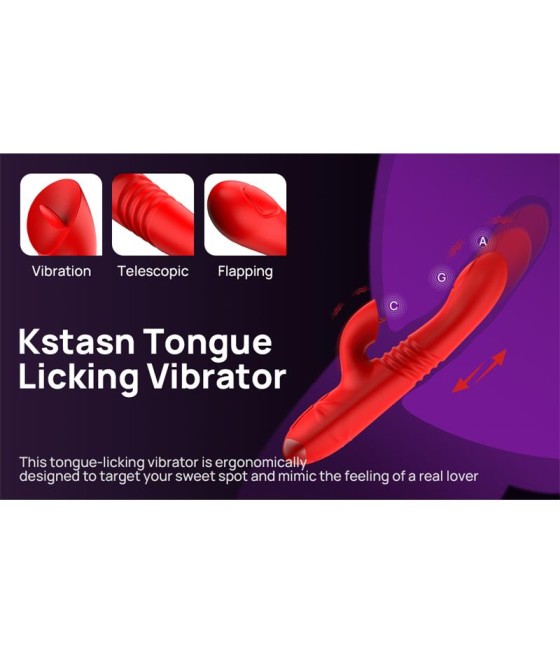 Velvet Vibrador con Thrusting y Pulsacion