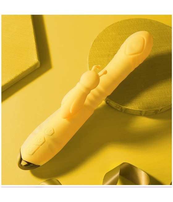 Honeybee Vibrador con Thrusting y Pulsacion