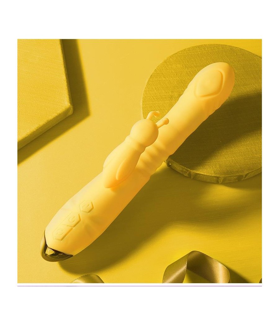 Honeybee Vibrador con Thrusting y Pulsacion