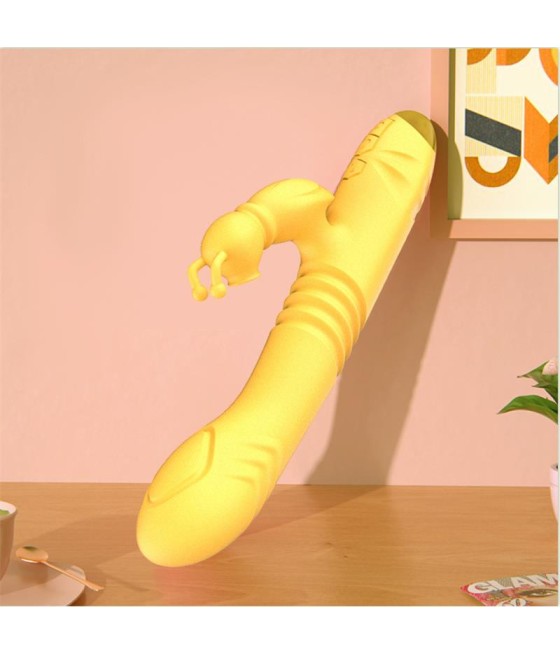 Honeybee Vibrador con Thrusting y Pulsacion