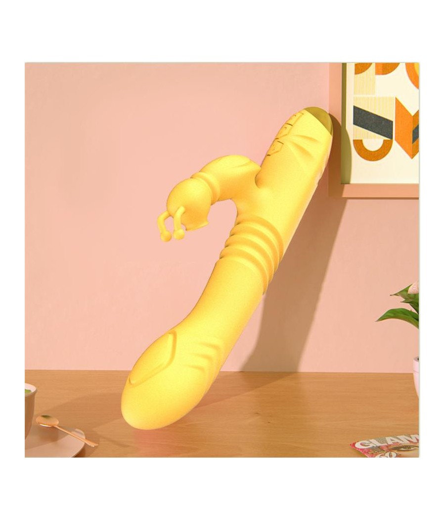 Honeybee Vibrador con Thrusting y Pulsacion