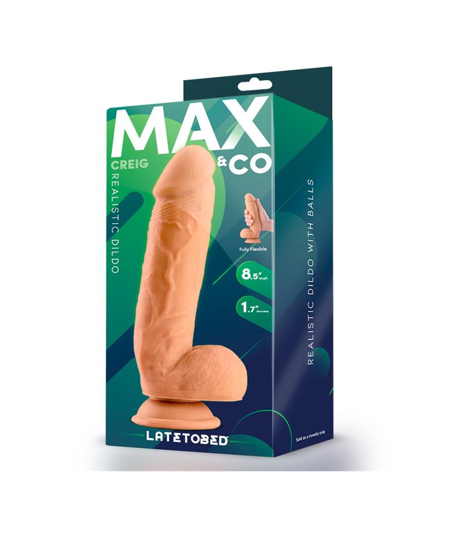 Creig Dildo Realista con Testiculos 85 Natural