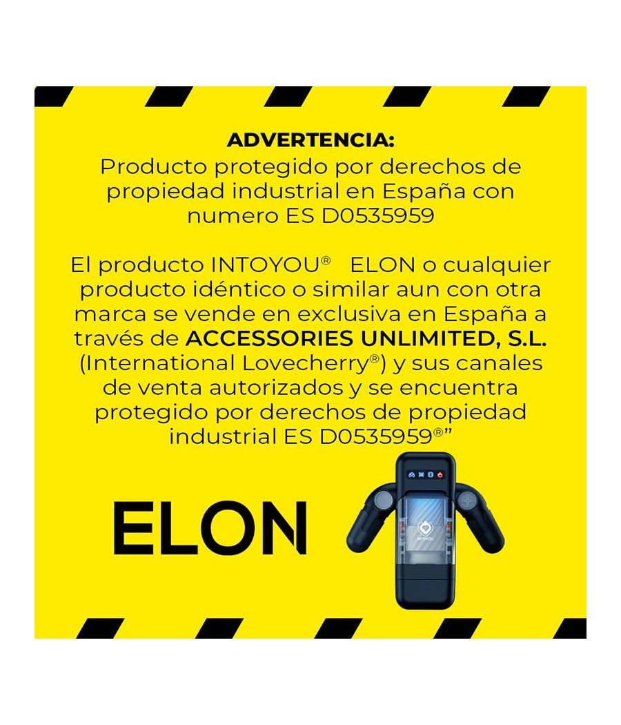 Elon Masturbador Inteligente Funcion Up and Down Calor Vibracion y Soporte Movil