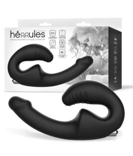 Strap-on Vibrador Doble sin Arnés