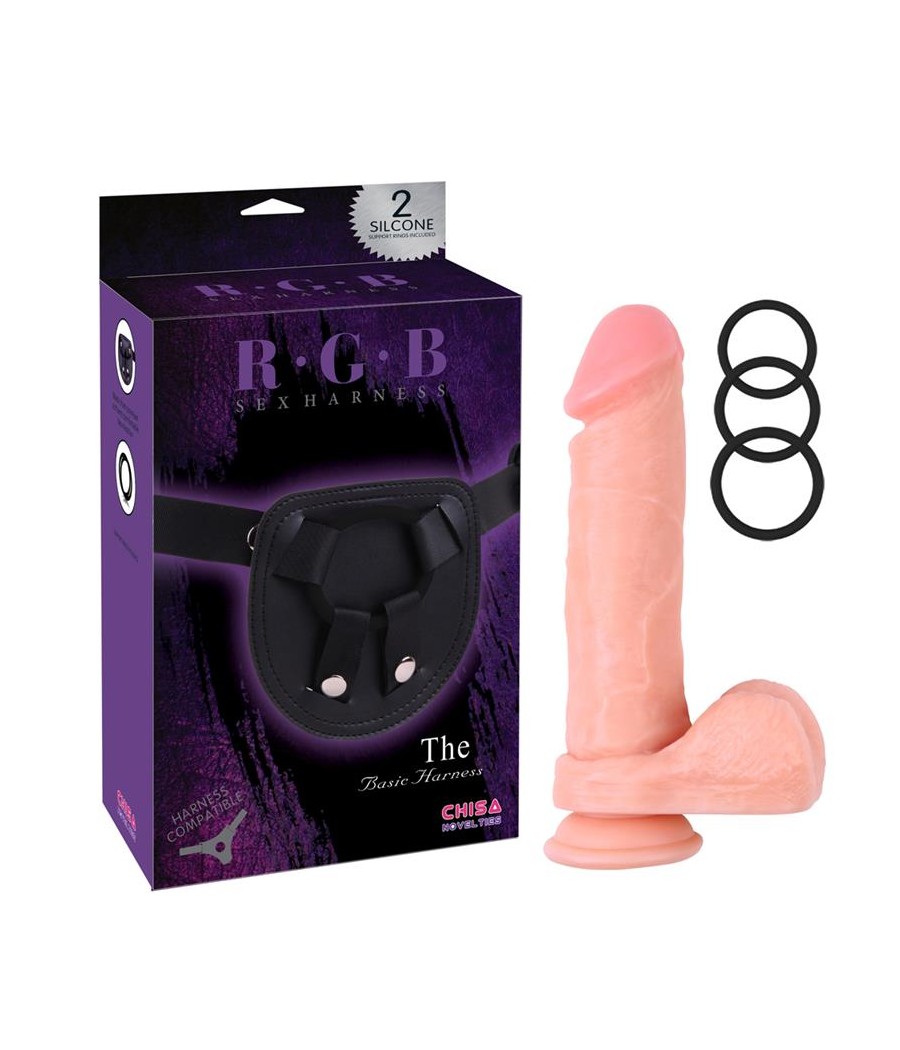 Arnes con Dildo Kyle Korver 21 cm Natural