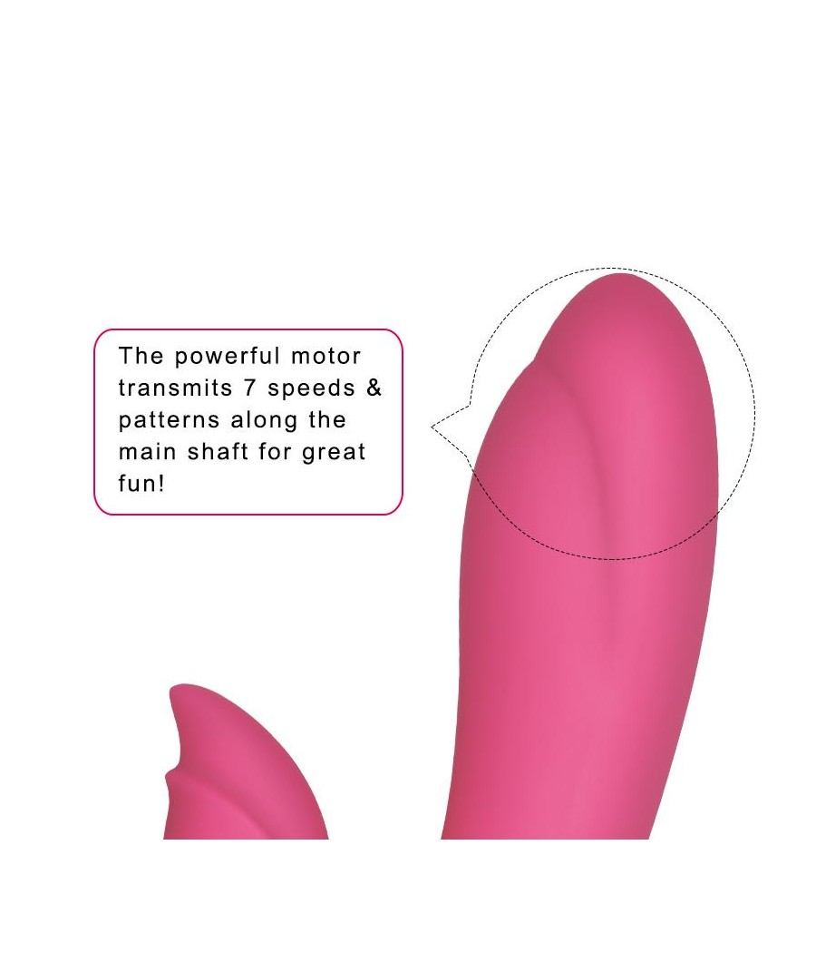 Vibrador Dreamer II USB Rose Red