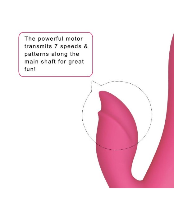 Vibrador Dreamer II USB Rose Red