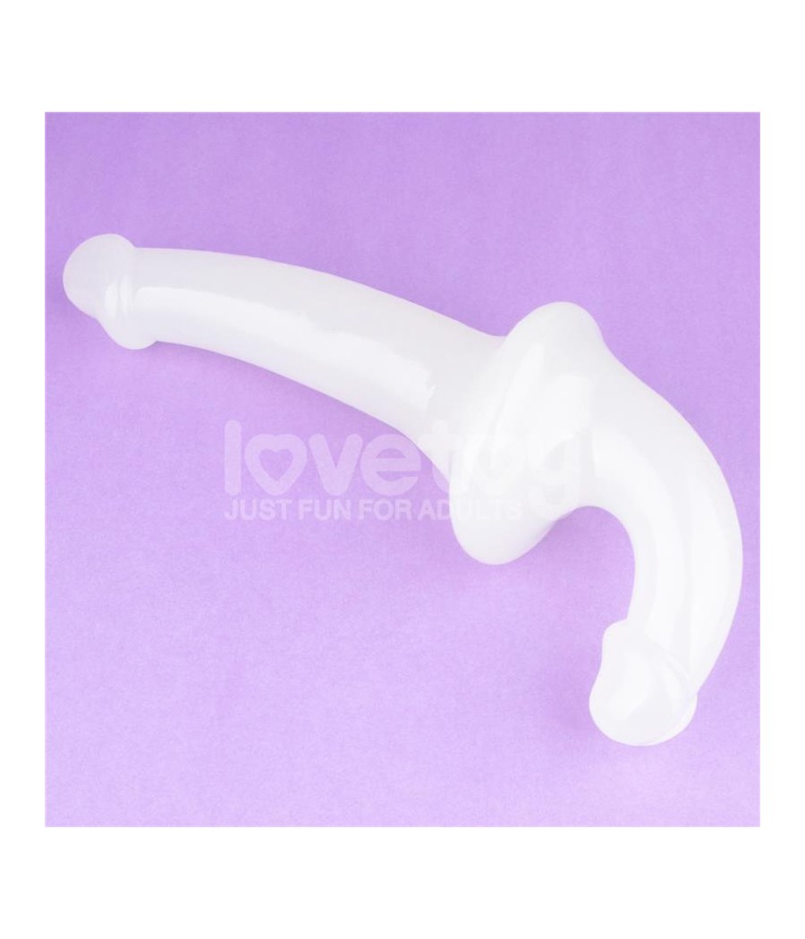 Dildo doble Lumino Play Luz Azul 105