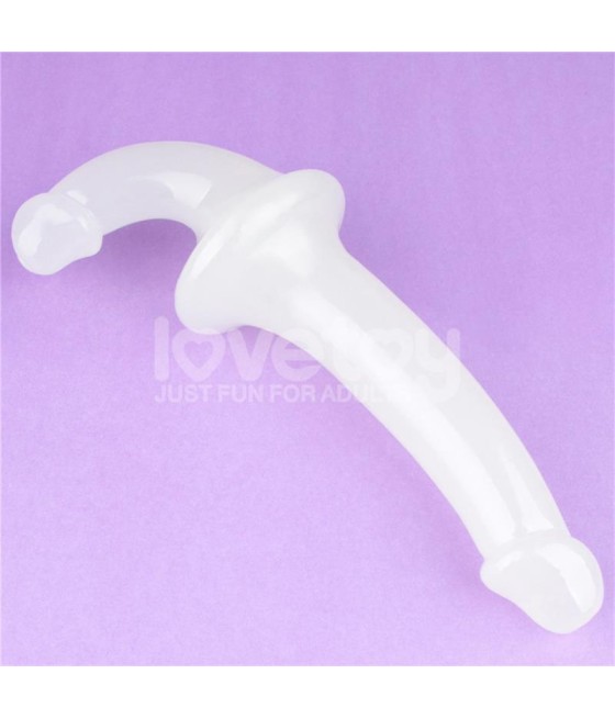 Dildo doble Lumino Play Luz Azul 105