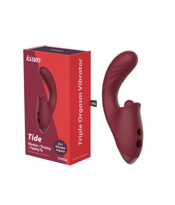 Tide Vibrador con Thrusting y Tapping