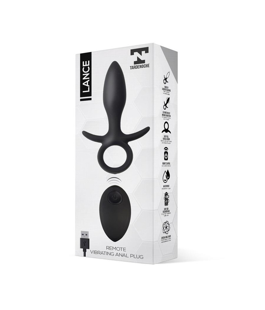 Lance Plug Anal Control Remoto Silicona Liquida USB