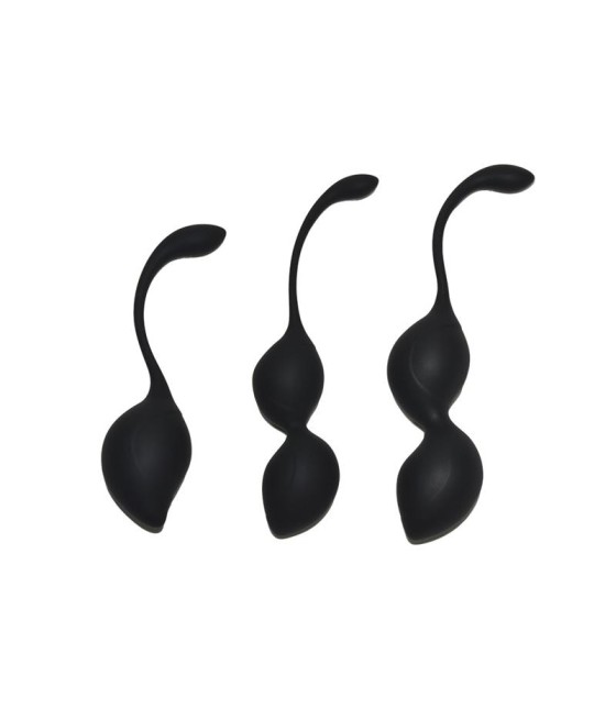 Set de 3 Bolas Kegel Geneva Negro