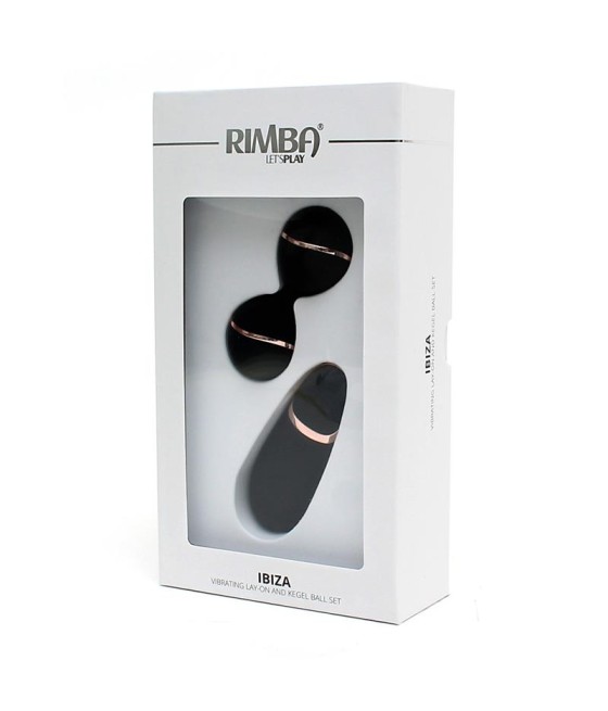 Bolas Kegel con Control Remoto y Estimulador Ibiza Negro