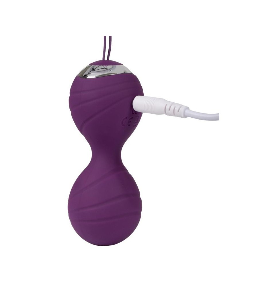 Bolas Kegel con Vibracion con Control Remorto Cannes Purpura