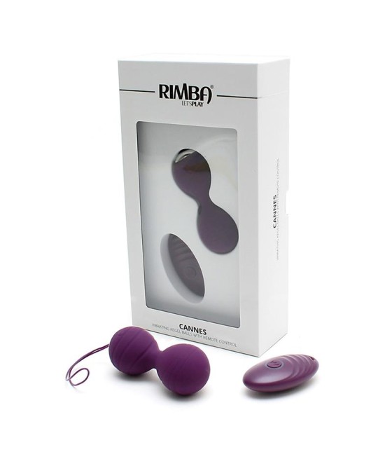 Bolas Kegel con Vibracion con Control Remorto Cannes Purpura