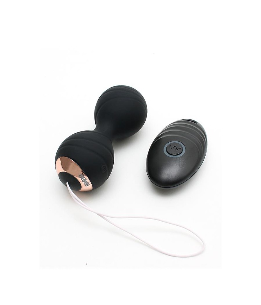 Bolas Kegel con Vibracion y Control Remoto Cannes Negro