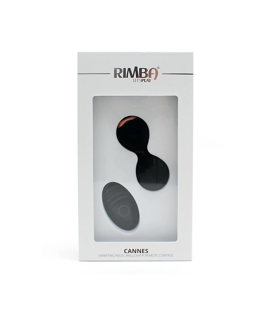 Bolas Kegel con Vibracion y Control Remoto Cannes Negro