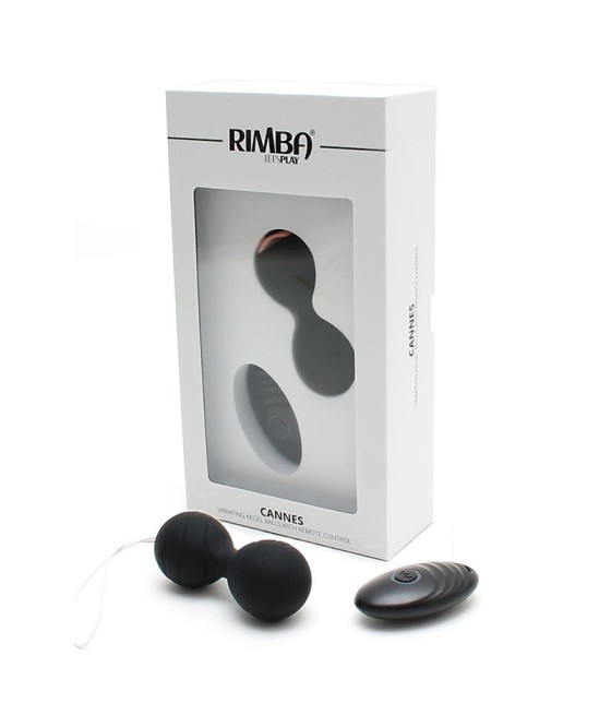 Bolas Kegel con Vibracion y Control Remoto Cannes Negro