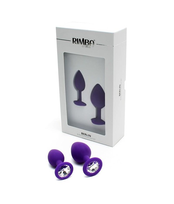 Set de 2 Plugs con Joya Berlin Purpura