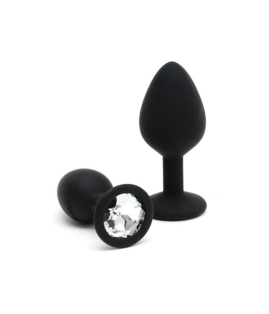 Set de 2 Plugs con Joya Berlin Negro