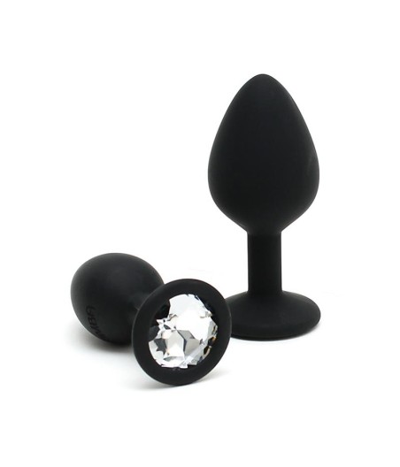 Set de 2 Plugs con Joya Berlin Negro