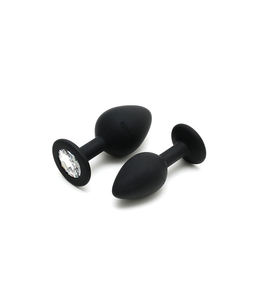 Set de 2 Plugs con Joya Berlin Negro