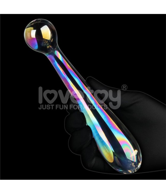 Dildo de Cristal que Brilla en la Oscuridad Twilight Gleam Alluring Arc