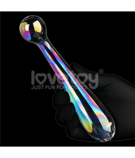 Dildo de Cristal que Brilla en la Oscuridad Twilight Gleam Alluring Arc