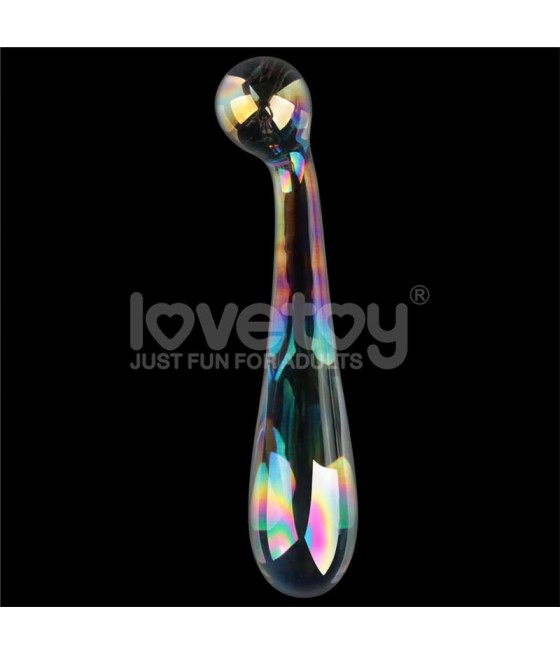 Dildo de Cristal que Brilla en la Oscuridad Twilight Gleam Alluring Arc