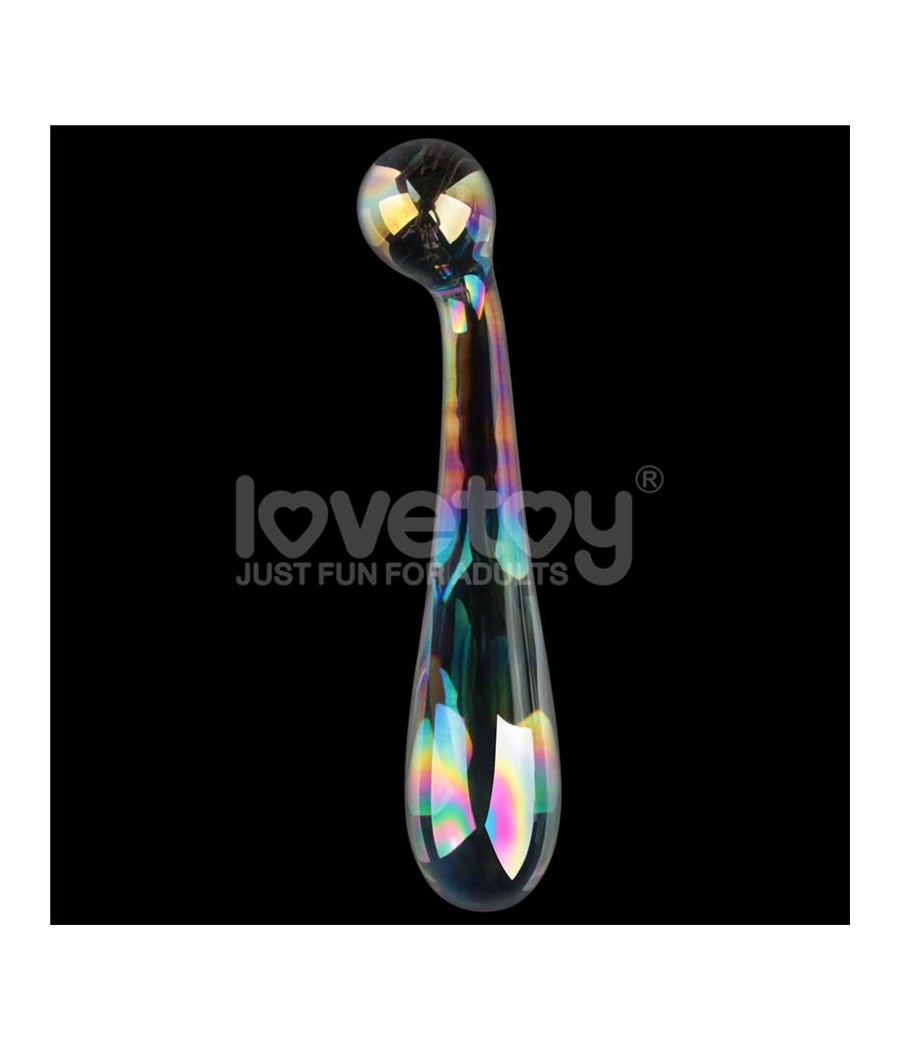 Dildo de Cristal que Brilla en la Oscuridad Twilight Gleam Alluring Arc