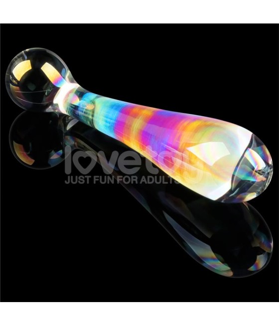 Dildo de Cristal que Brilla en la Oscuridad Twilight Gleam Alluring Arc