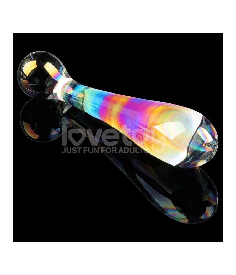 Dildo de Cristal que Brilla en la Oscuridad Twilight Gleam Alluring Arc