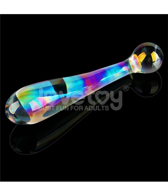 Dildo de Cristal que Brilla en la Oscuridad Twilight Gleam Alluring Arc