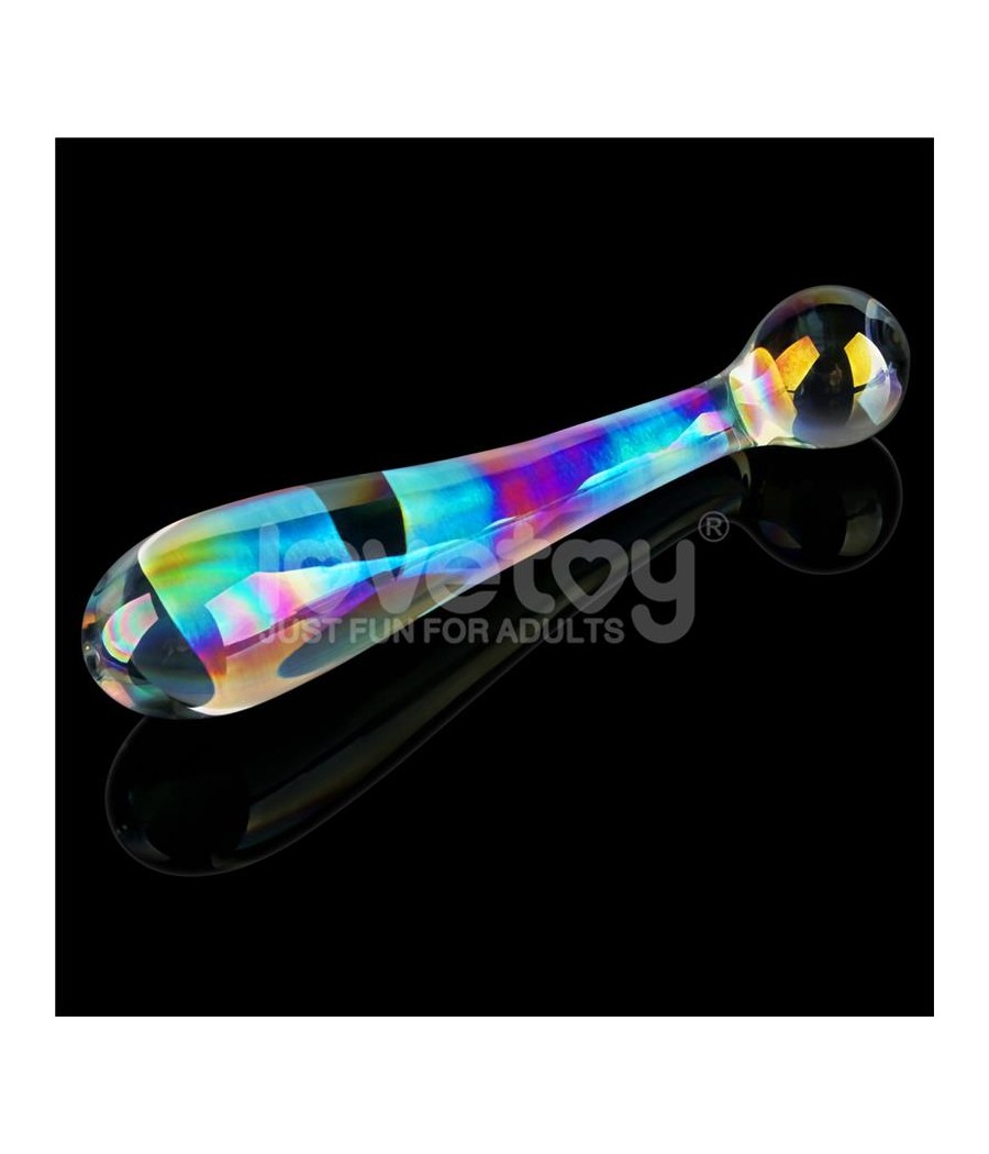 Dildo de Cristal que Brilla en la Oscuridad Twilight Gleam Alluring Arc