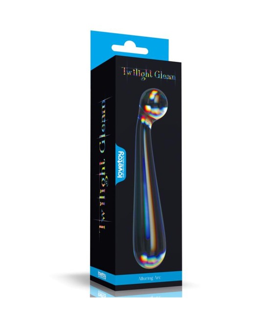 Dildo de Cristal que Brilla en la Oscuridad Twilight Gleam Alluring Arc