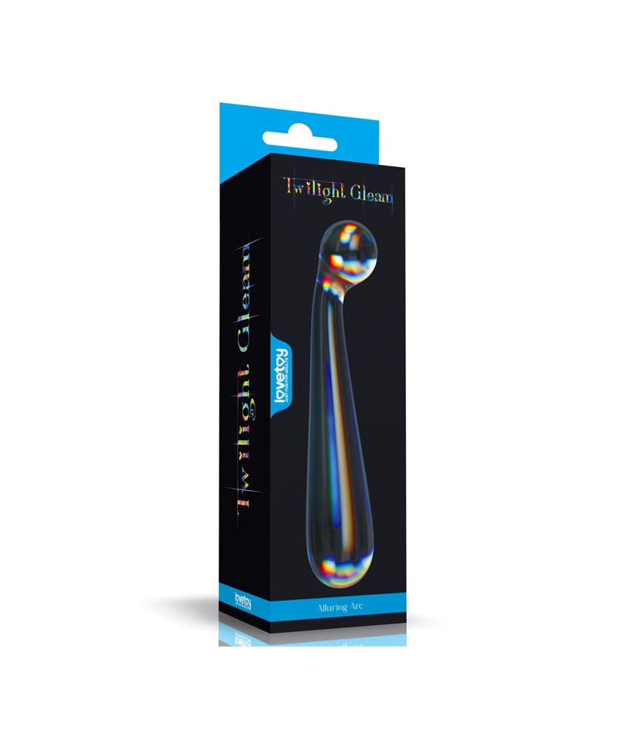 Dildo de Cristal que Brilla en la Oscuridad Twilight Gleam Alluring Arc