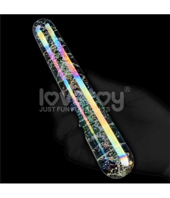 Dildo de Cristal que Brilla en la Oscuridad Dark Twilight Slim Fantasy