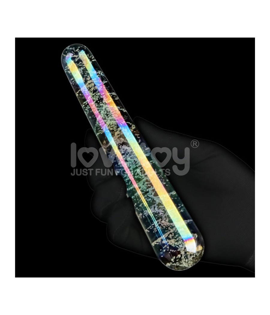 Dildo de Cristal que Brilla en la Oscuridad Dark Twilight Slim Fantasy