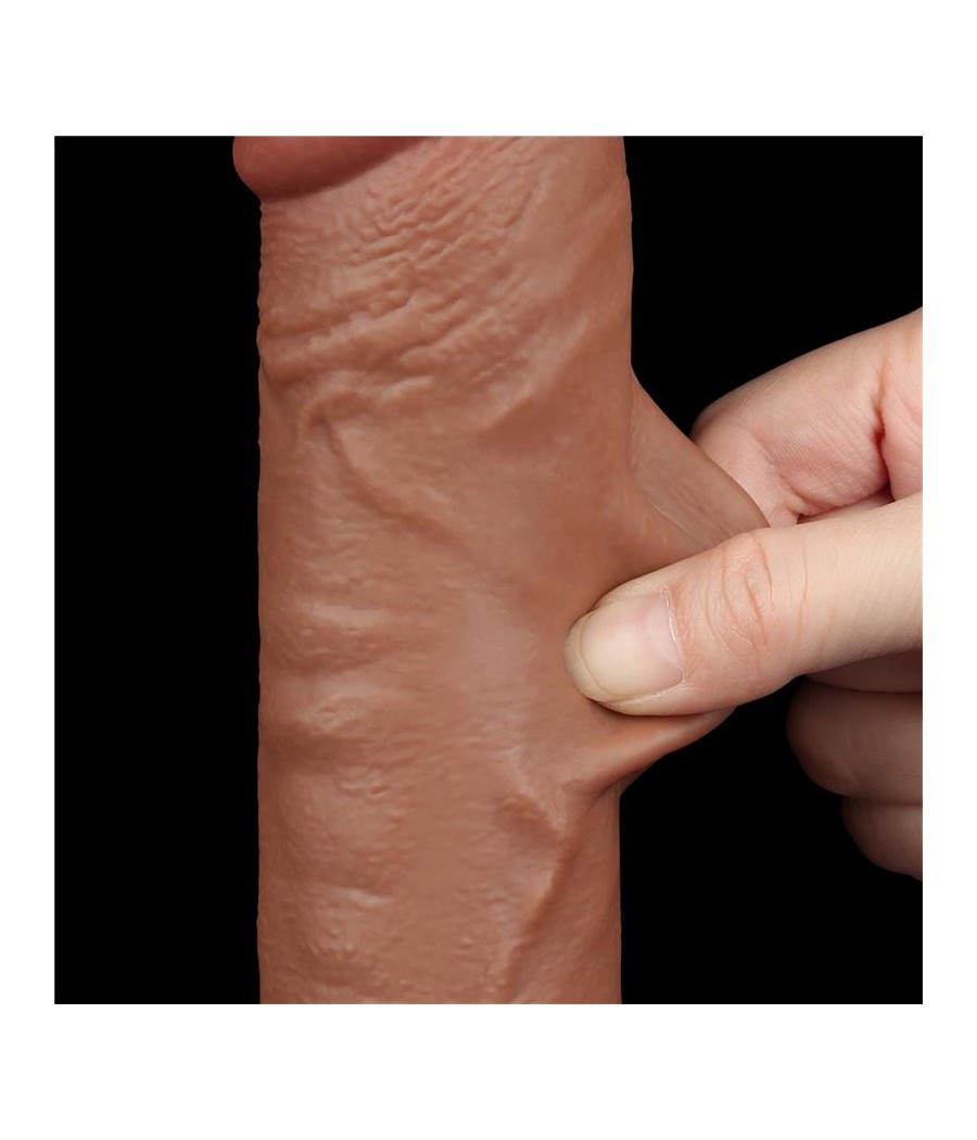 Dildo Sliding Skin 95 Marron