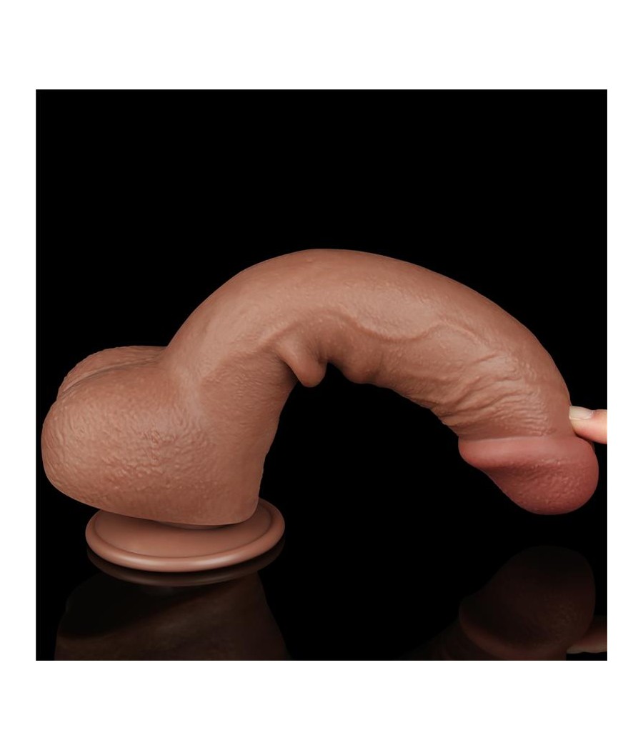 Dildo Sliding Skin 95 Marron