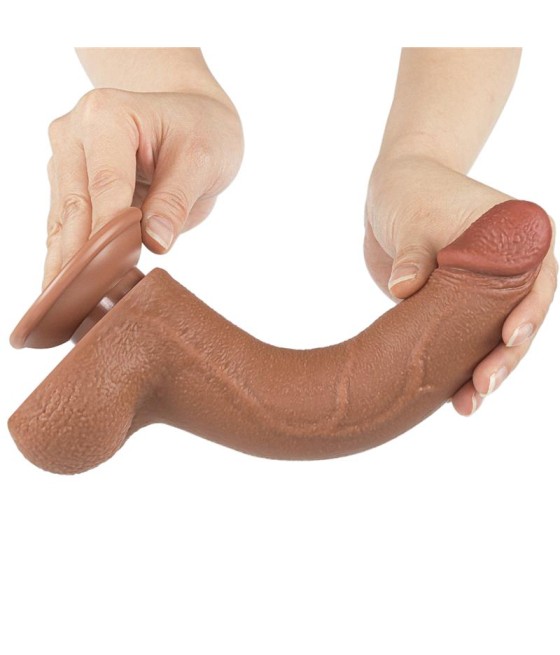 Dildo Sliding Skin 85 Marron