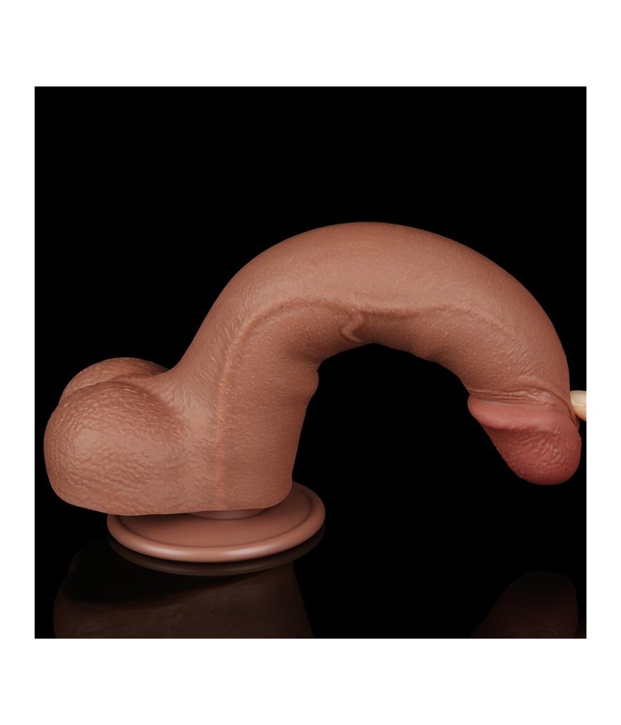 Dildo Sliding Skin 85 Marron