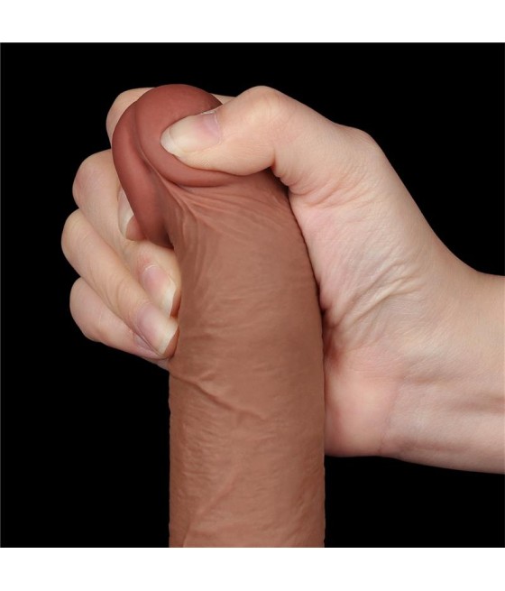 Dildo Sliding Skin 75 Marron